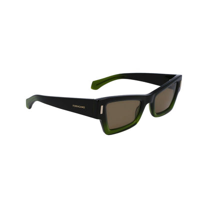 Ferragamo Bicolor Acetate Sunglasses