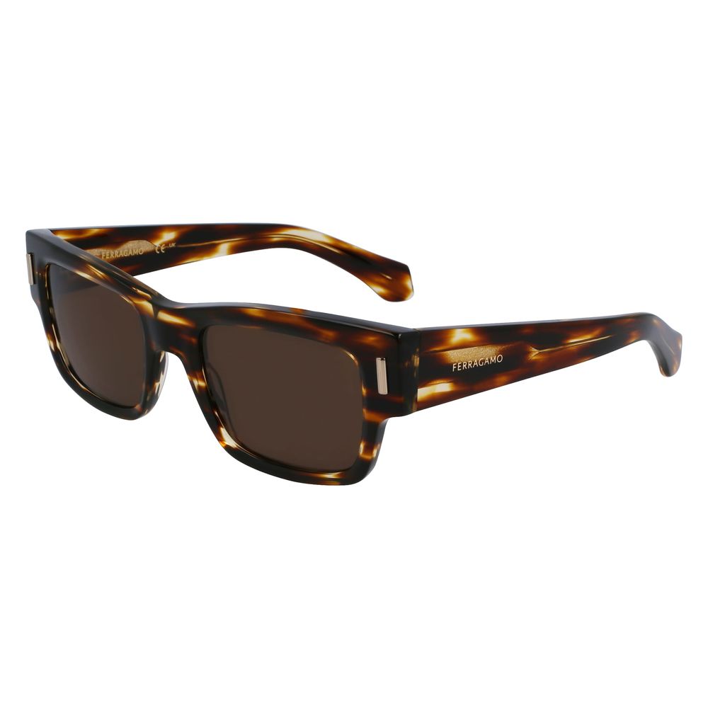Ferragamo Brown Acetate Sunglasses 1728,67434610848,Accessories,Brown,Ferragamo,Glasses and Sunglasses - Accessories,Men,New with tags,Sunglasses - Glasses and Sunglasses - Accessories