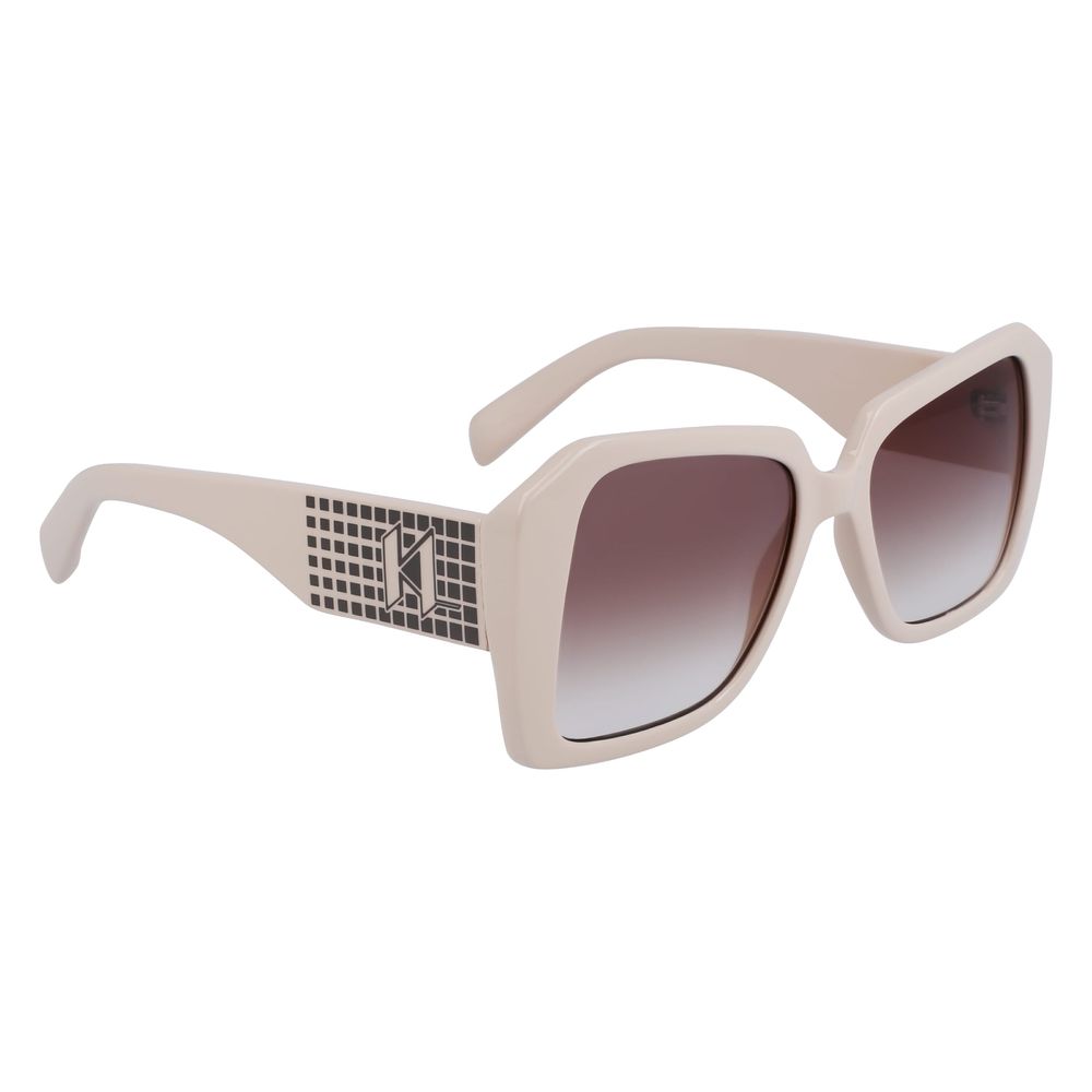 Karl Lagerfeld White Injected Sunglasses 1728,67434610848,Accessories,Glasses and Sunglasses - Accessories,Karl Lagerfeld,New with tags,Sunglasses - Glasses and Sunglasses - Accessories,White,Women