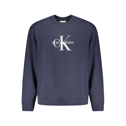 Calvin Klein Blue Cotton Men's Sweatshirt