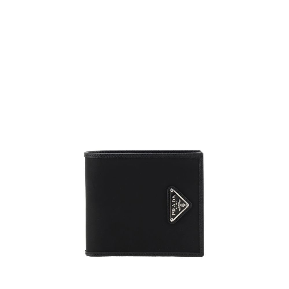Prada Black Nylon Wallet 1728,72470364320,Accessories,Black,Men,New with tags,Prada,Wallets - Accessories,Wallets - Wallets - Accessories