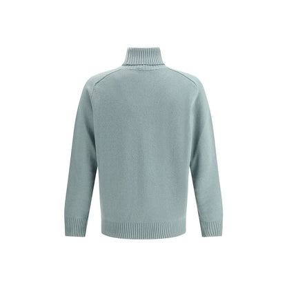 Brooksfield Bicolor Fleece Wool Turtleneck