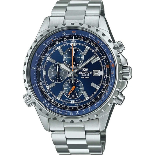 CASIO EDIFICE Mod. SLIDE RULE XL CHRONO - BLUE CASIO EDIFICE