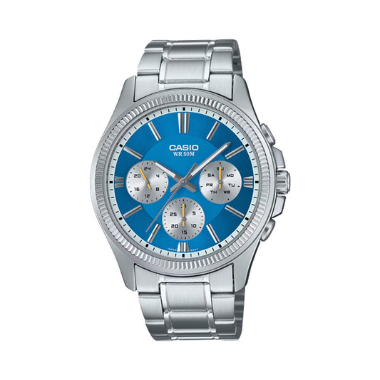 CASIO Mod. DAY DATE MULTIFUNCTION - LIGHT BLUE CASIO EU