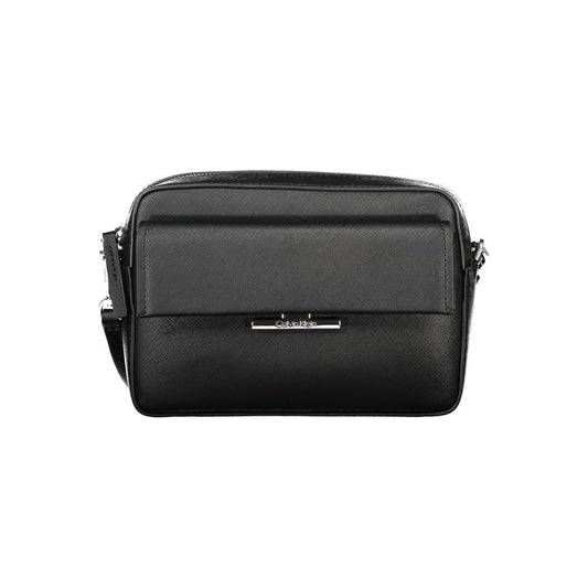Calvin Klein Black Polyurethane Women's Shoulder Bag