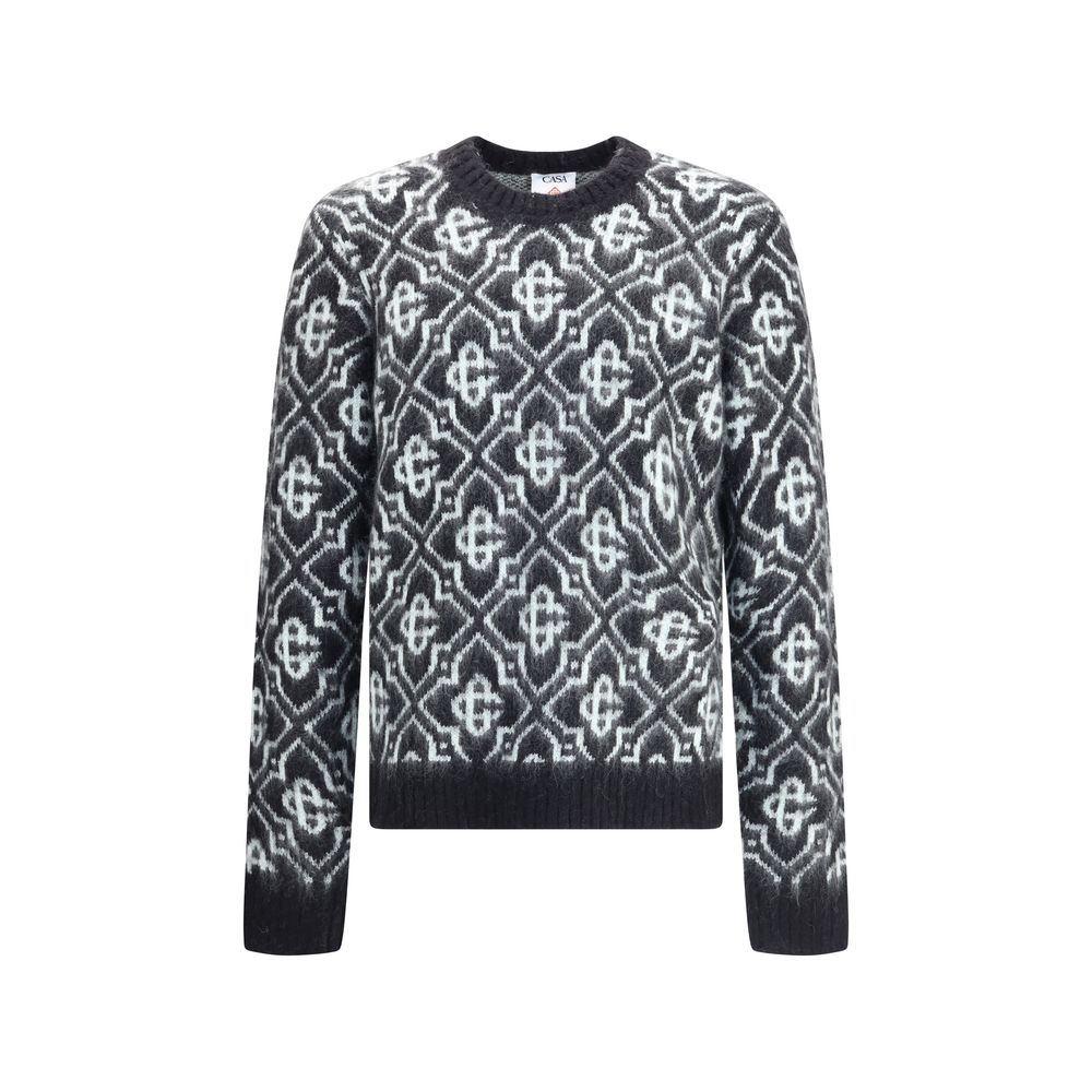 Casablanca Black Nylon Sweatshirt