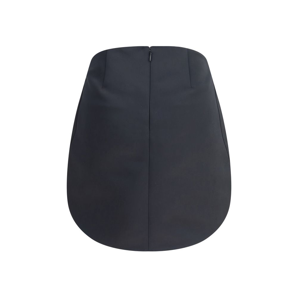 Courrèges Black Polyester Mini Skirt Courrèges