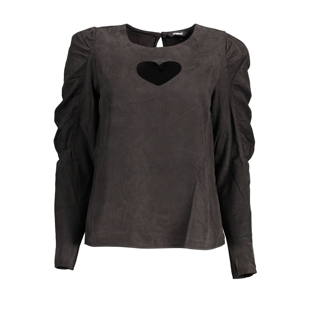 Desigual Black Lyocell Women Shirt