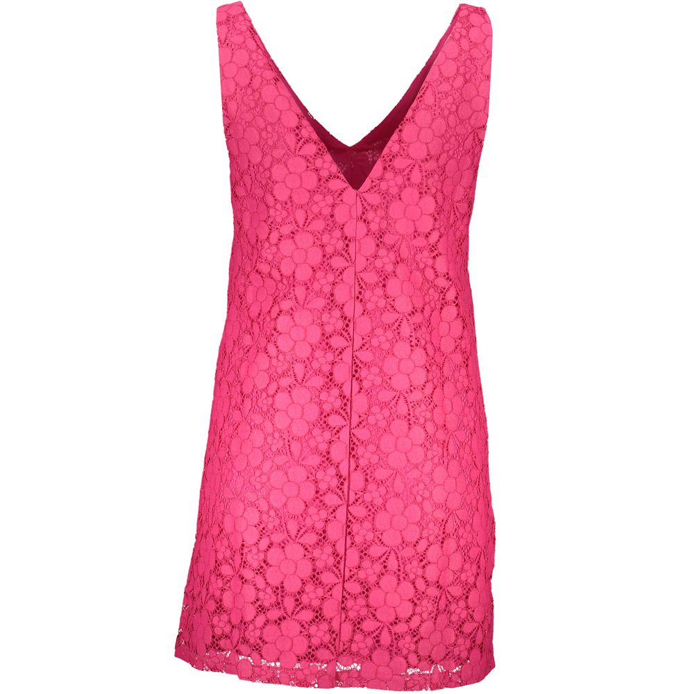 Desigual Pink Viscose Women Dress