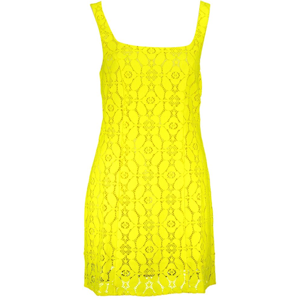 Desigual Yellow Polyester Women Dress