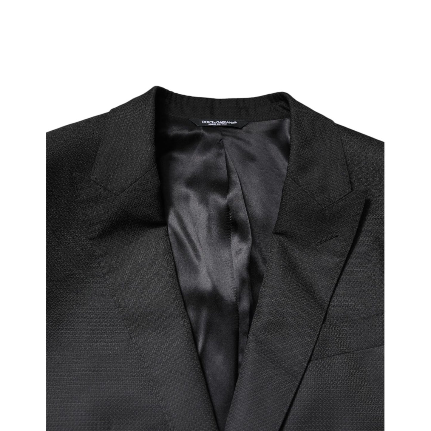 Dolce & Gabbana Black Single Breasted Formal 2 Piece Suit