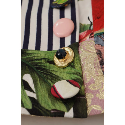 Dolce & Gabbana Multicolor Patchwork A-line Polyester Skirt