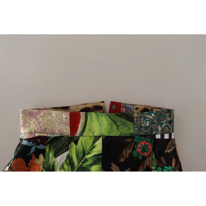 Dolce & Gabbana Multicolor Patchwork A-line Polyester Skirt