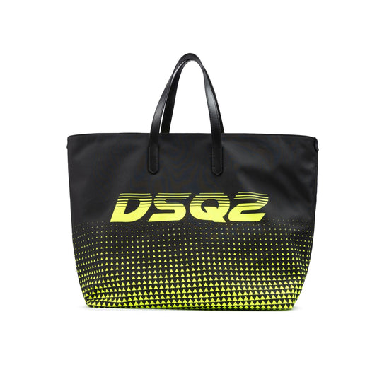 Dsquared² Bicolour Polyester Logo Shopping Bag Dsquared²