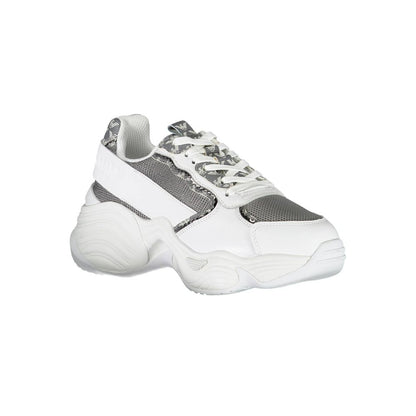 Emporio Armani Bianco Polyurethane Women Sneaker