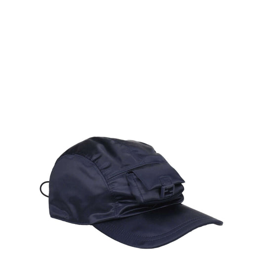 Fendi Blue Polyamide Cap (Baseball Hat) 1728,75667636384,Accessories,Blue,Caps (Baseball Hat) - Hats - Accessories,Fendi,Hats - Accessories,Men,New with tags,UNI