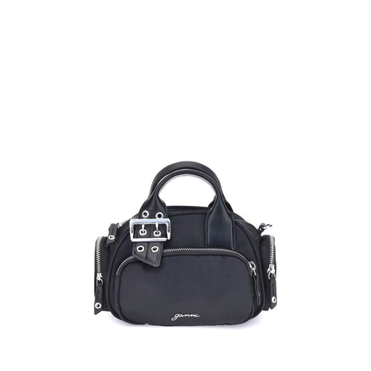 Ganni Black Nylon Shoulder Bag