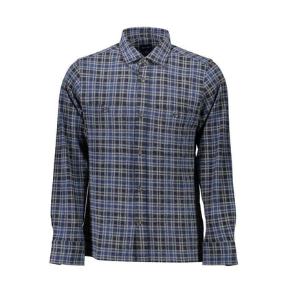 Gant Blu Cotton Mens Shirt