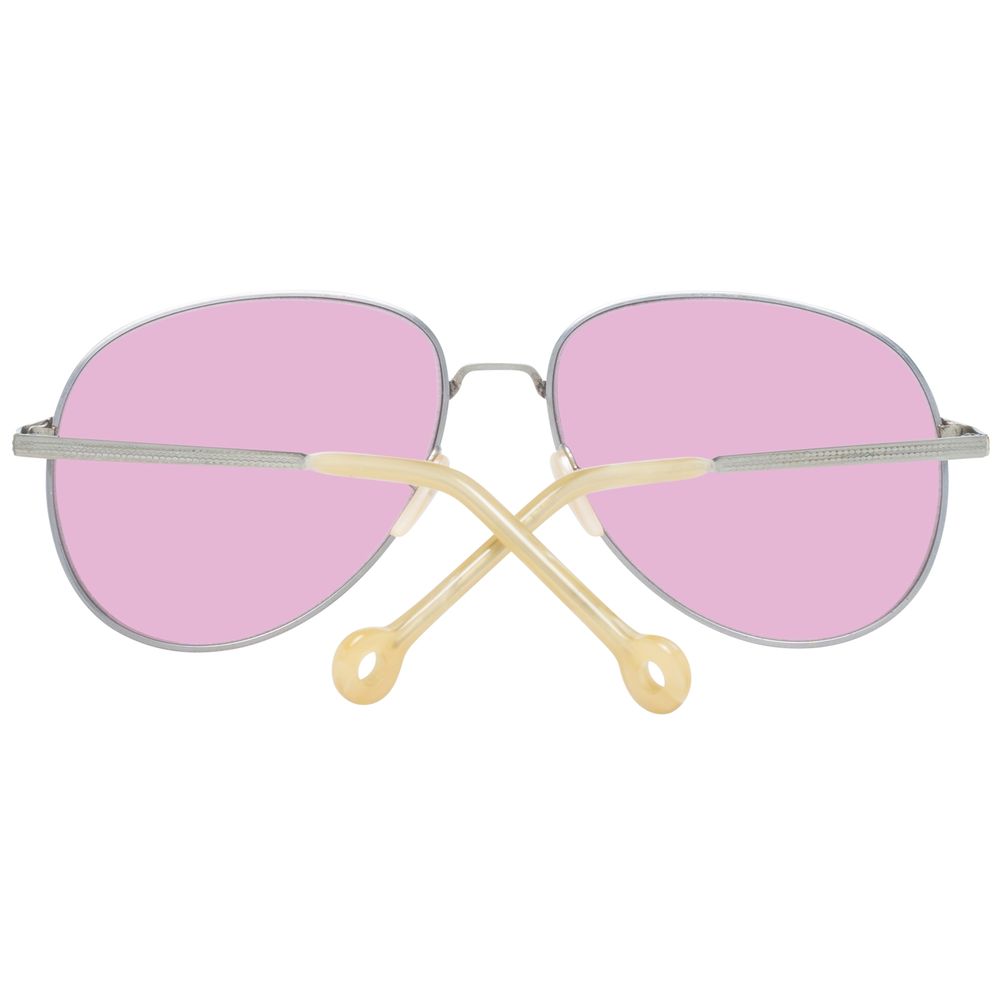 Hally&Son Gold Metal Sunglasses