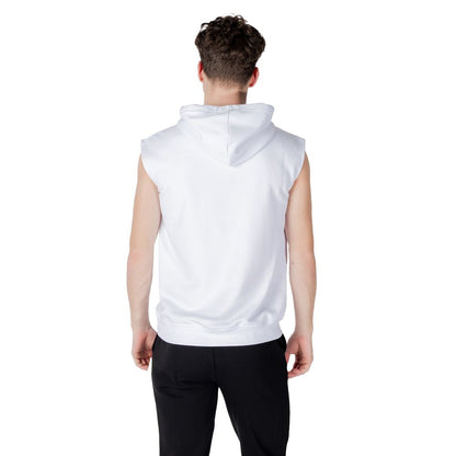 Icon White Cotton Hoodie