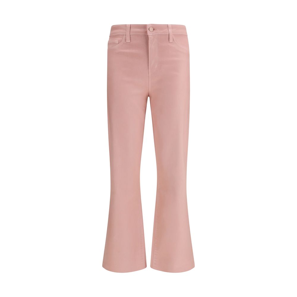 L'Agence Multicolor Cotton Flared Pants 1728,27,30,72470364320,Clothing,Flared Pants - Pants - Clothing,L'Agence,Multicolor,New with tags,Pants - Clothing,W24,W29,Women
