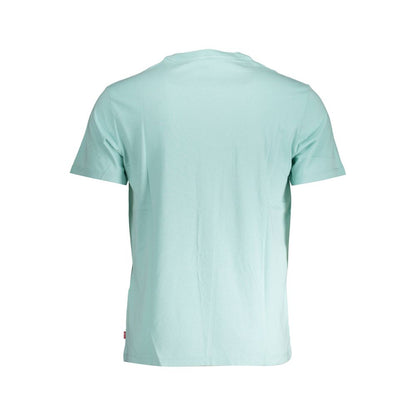 Levi's Azzurro Cotton Men T-Shirt