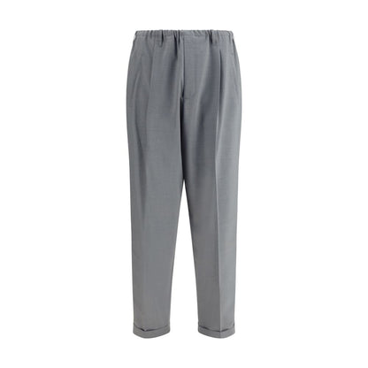 Magliano Gray Polyester Casual Pants