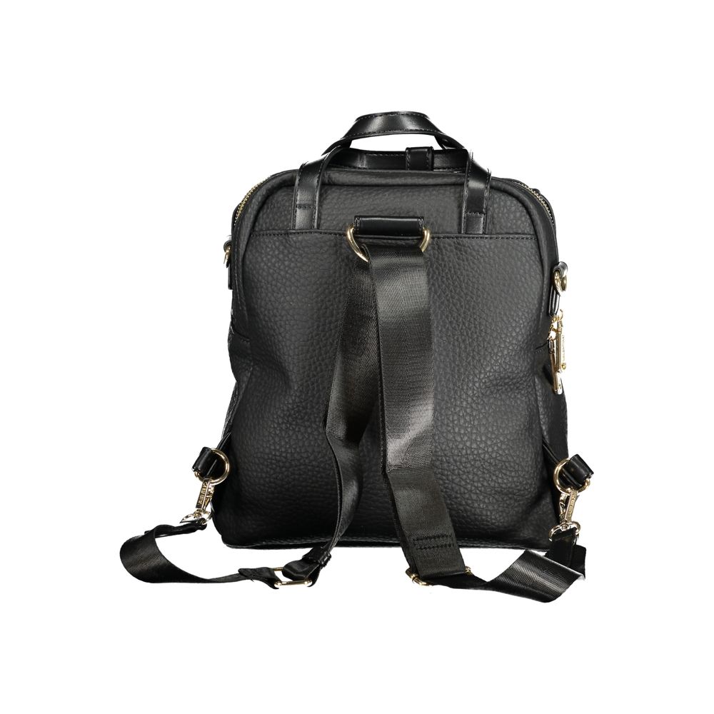 Mario Valentino Nero Poliuretano Women Backpack