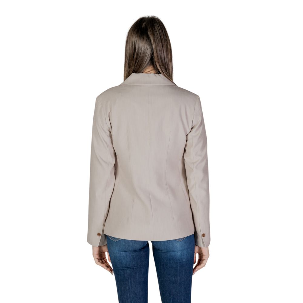 Only Beige Recycled Polyester Blazer