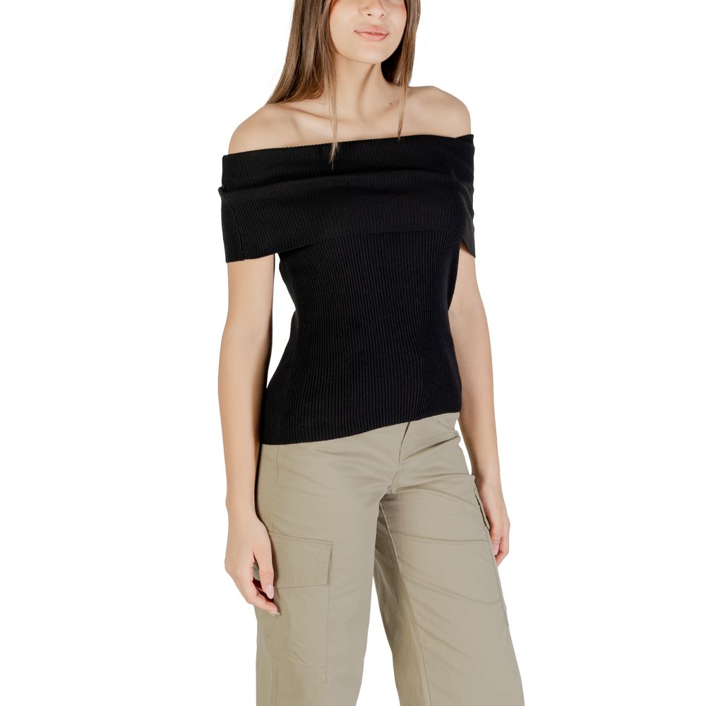 Only Black Polyester Bodysuit