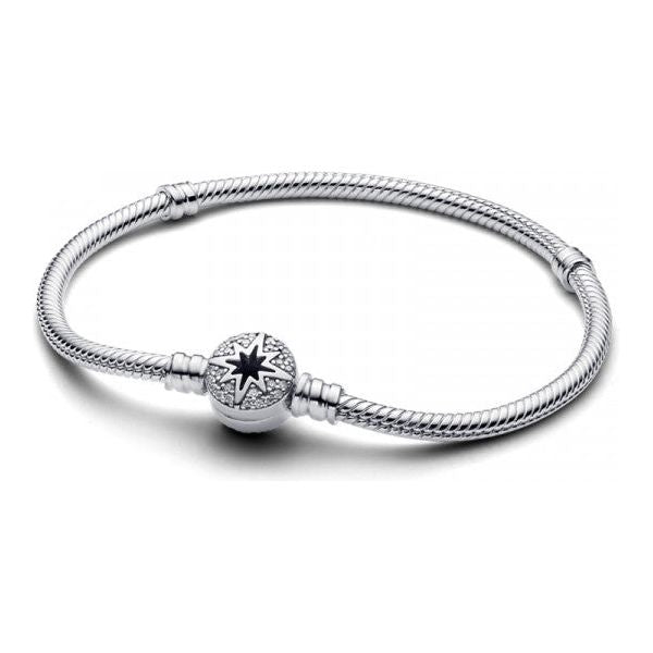 PANDORA MOMENTS Mod. NORTH STAR CLASP SNAKE CHAIN - Size 20 DESIGNER FASHION JEWELLERY
