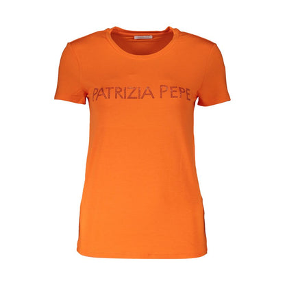 Patrizia Pepe Arancione Viscosa Women T-Shirt