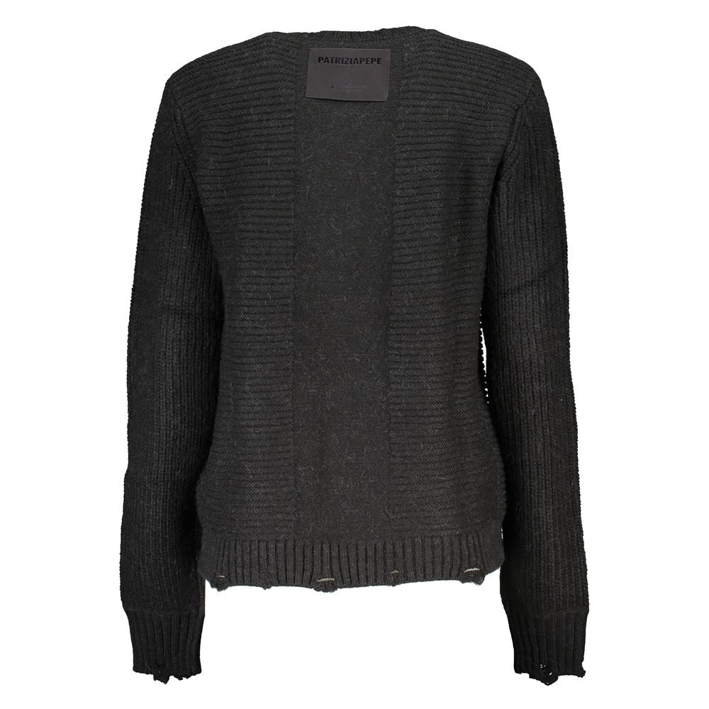 Patrizia Pepe Black Acrylic Women's Sweater