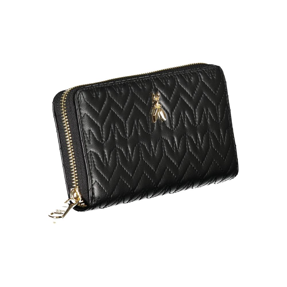 Patrizia Pepe Black Polyurethane Women Wallet