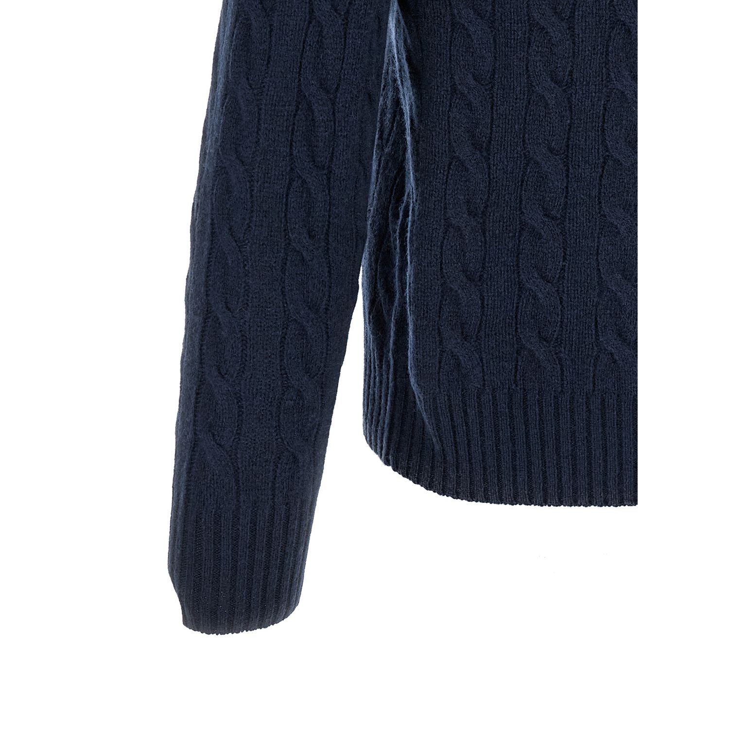 Polo Ralph Lauren Blue Wool Cardigan