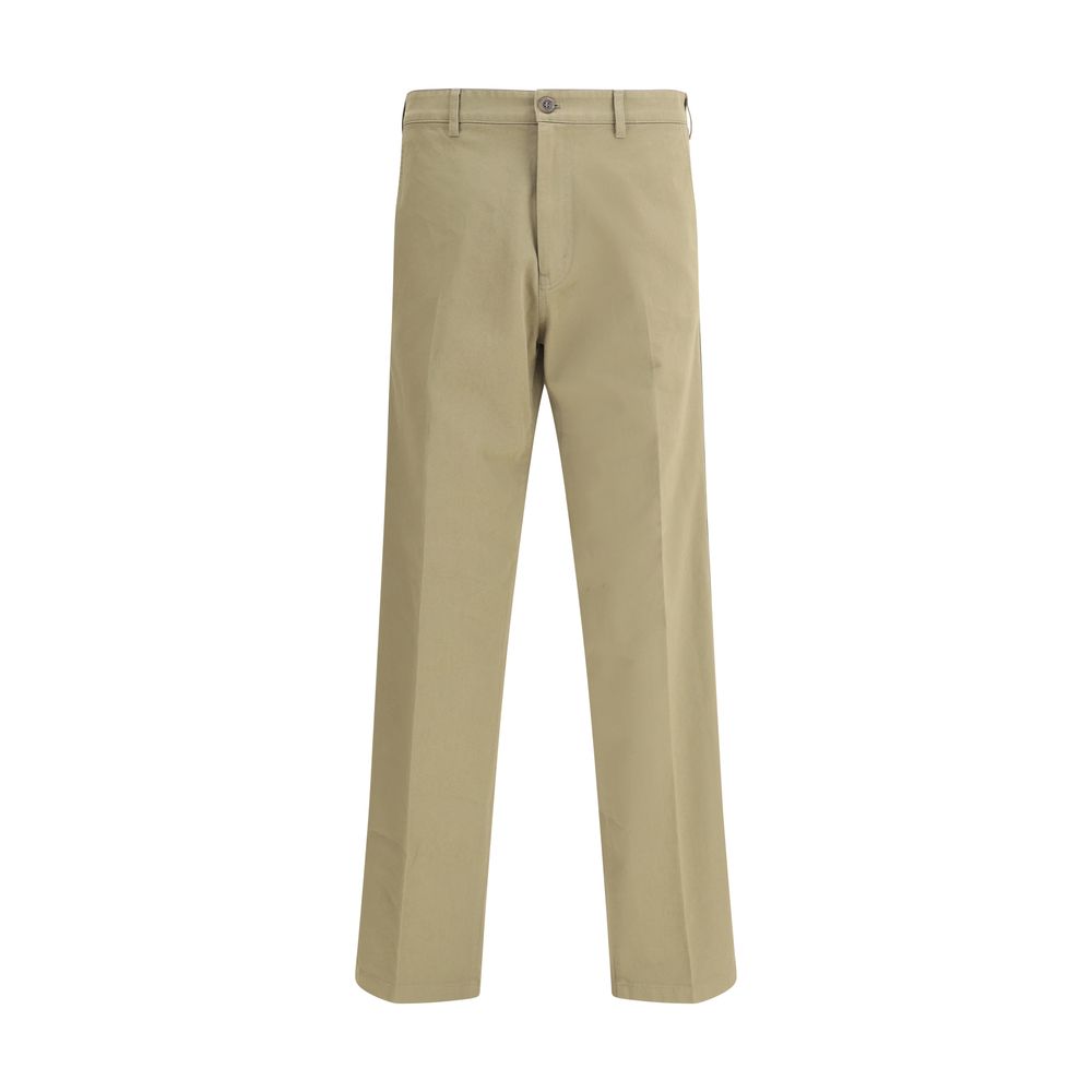 Prada Beige Cotton Chino Pants