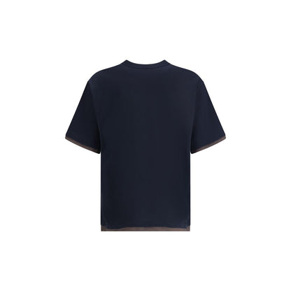 Sacai Black Cotton T-Shirt