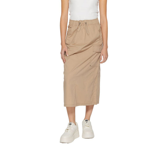 Street One Beige Cotton Skirt Street One