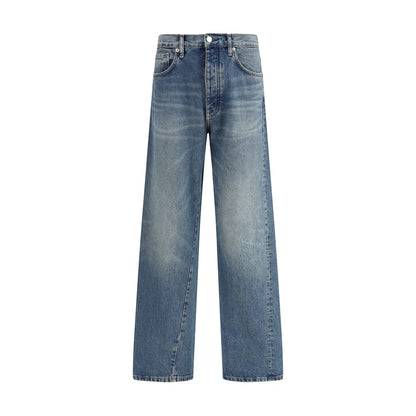 Sunflower Blue Cotton Jeans Denim