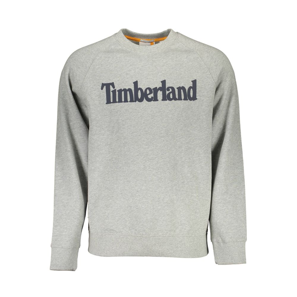 Timberland Grey Cotton Men Sweatshirt