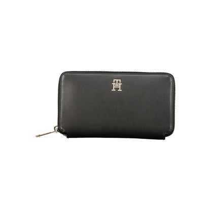 Tommy Hilfiger Black Leather Mens Wallet