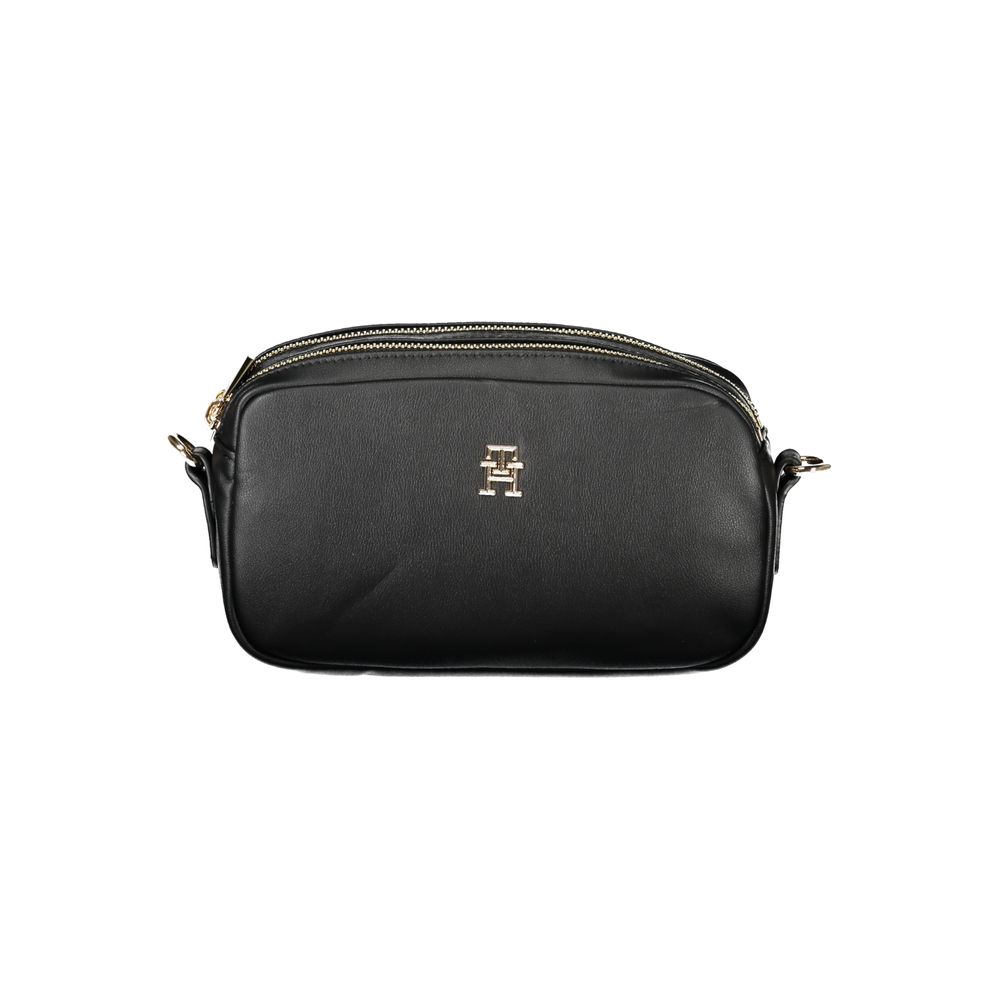 Tommy Hilfiger Black Polyester Women Shoulder Bag