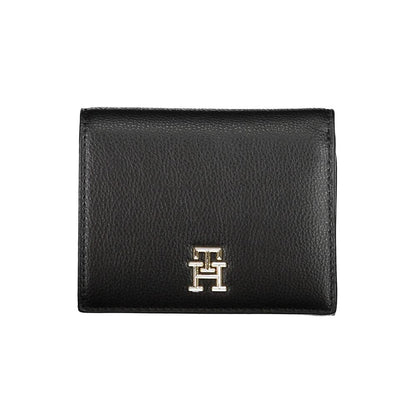 Tommy Hilfiger Black Polyurethane Women Wallet
