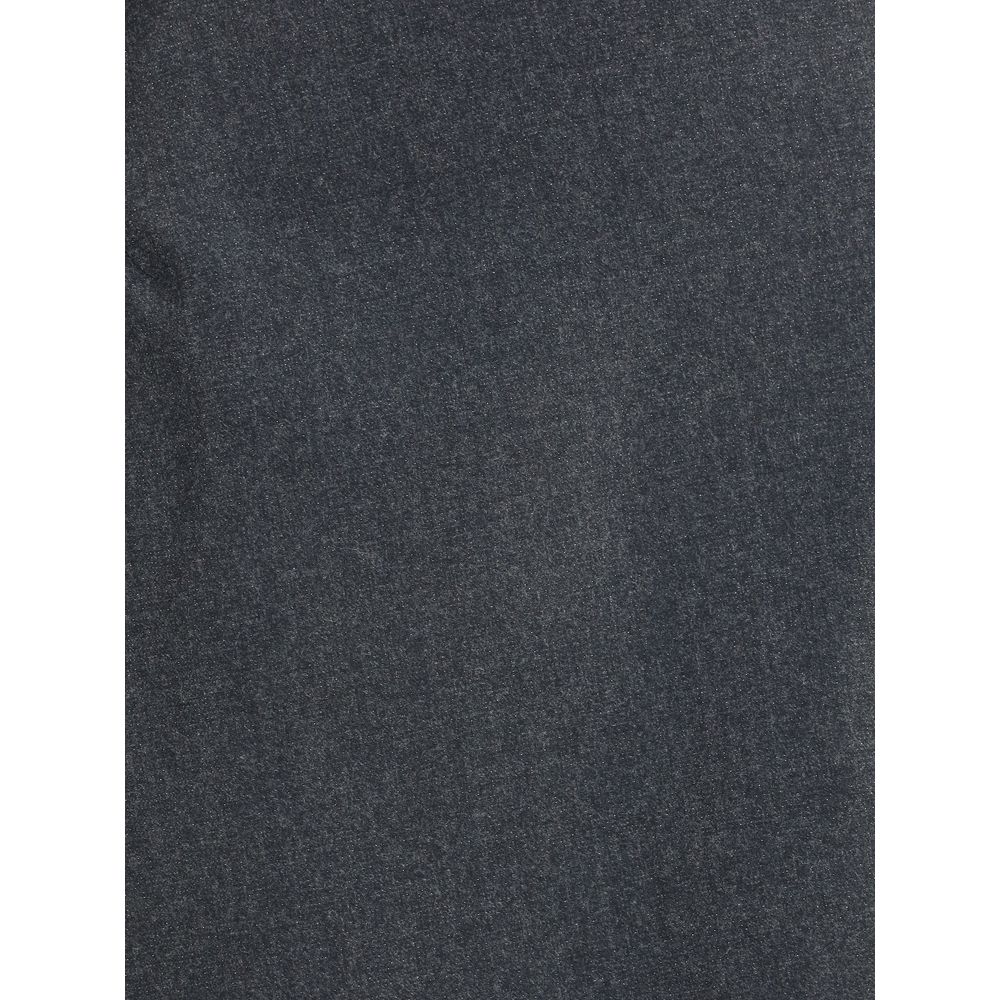 Vivienne Westwood Gray Wool Mini Skirt Vivienne Westwood